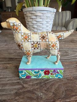 Jim Shore Heartwood Creek "Ingot" Golden Retriever Figurine Model #(contact info removed)