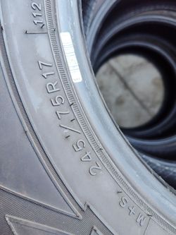 Tires, 245-75r17, Goodyear Wrangler, truck, tires