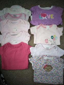 3-6 baby girl onesies