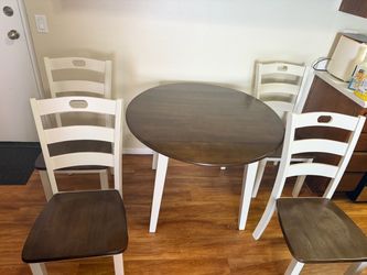 Wood Kitchen Table for (4) WITH CHAIRS - Ashley Furniture