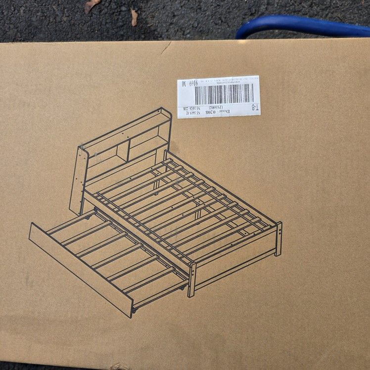 Bed Frame with Trundle