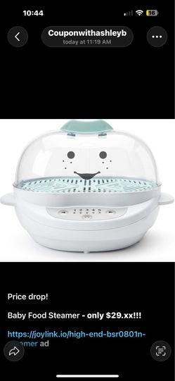 Baby food steamer