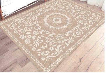 Brown flowers Non Slip Indoor Floor Door Mat carpets living room carpet 71x104inc