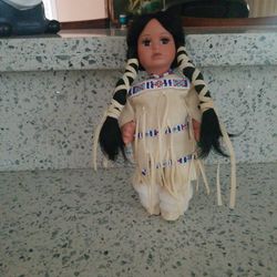Indian porcelain doll timeless