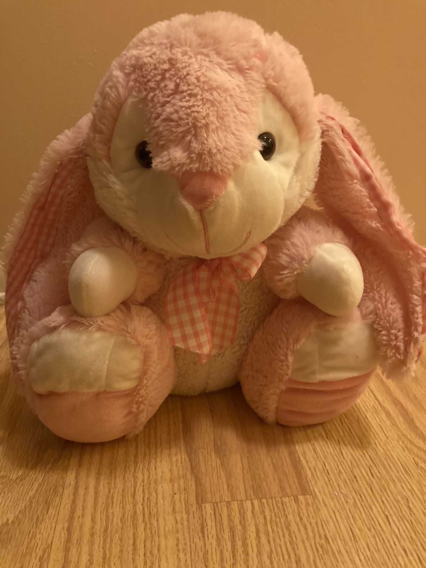 New. Cute pink bunny ON HOLD