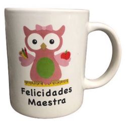 “ Felicidades Maestra” Coffee Mug for Teachers in Spanish Español Class - Gibson
