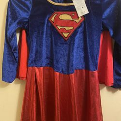 Gorls Supergirl Costume 
