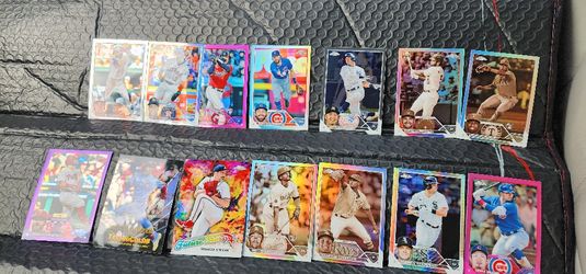 TOPPS CHROME BASEBALL TRADING CARDS 