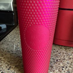 Hot Pink Starbucks Cup