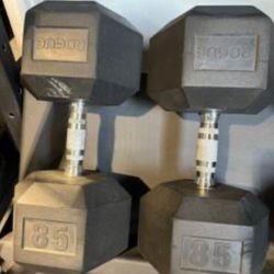 85 lb Rogue Dumbbell Pair