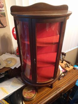 Small curio cabinet