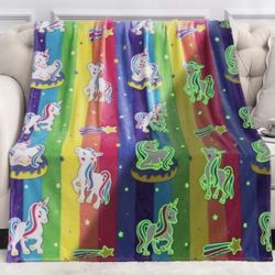 Unicorn Throw Blanket 