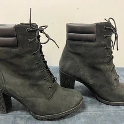 Timberland Tillston Double Collar Black Women’s Bootie Size 11 US / 42 EUR