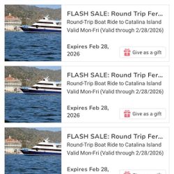4 Catalina Island Express Boat Trip Virtual Tickets Round Trip