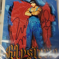 Autographed Rey Mysterio Photo 