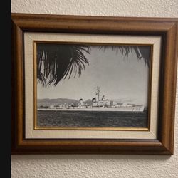 Vintage WWII USS COLLETT DD-730 Original Historical Photograph