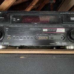Pioneer receiver with two speakers and Bluetooth
