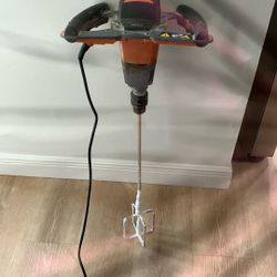 Rigid thinset mixer w/paddle