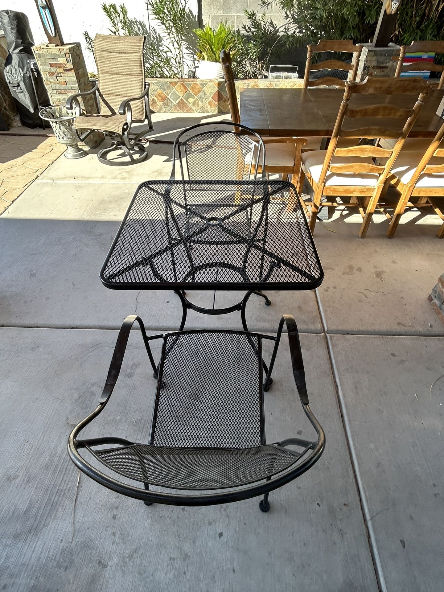 Metal Patio Set