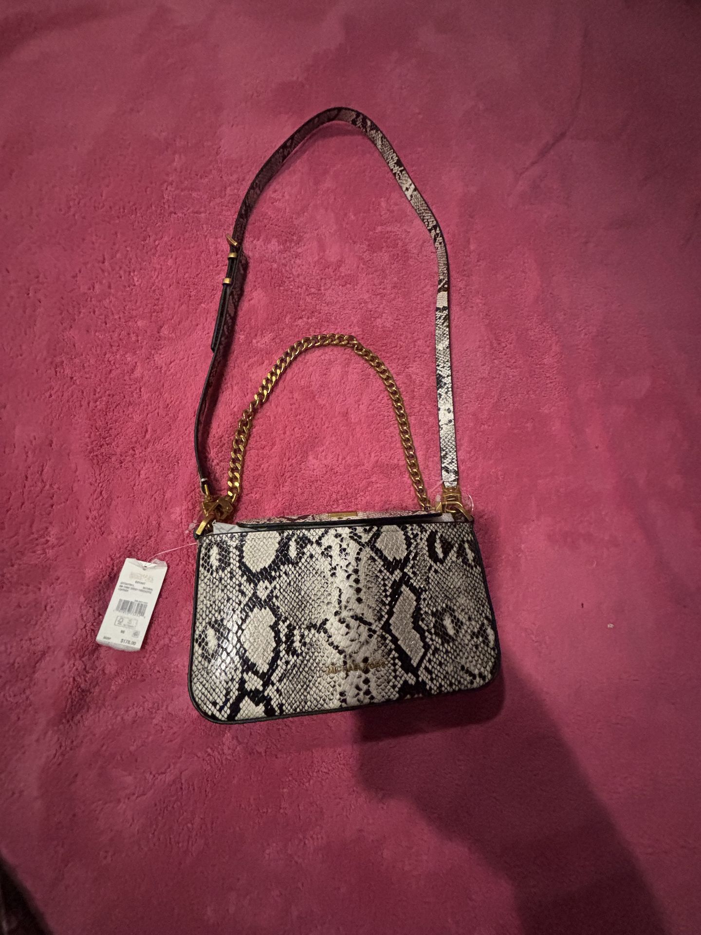 MICHAEL KORS SM CONV XBODY POUCHETTE LEATHER