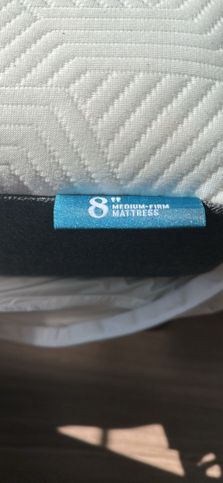 Lucid 8inch Twin Medium Firm Memory Foam Mattress With Bed Frame