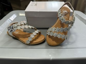 Girls Sparkling Sandals Size 12