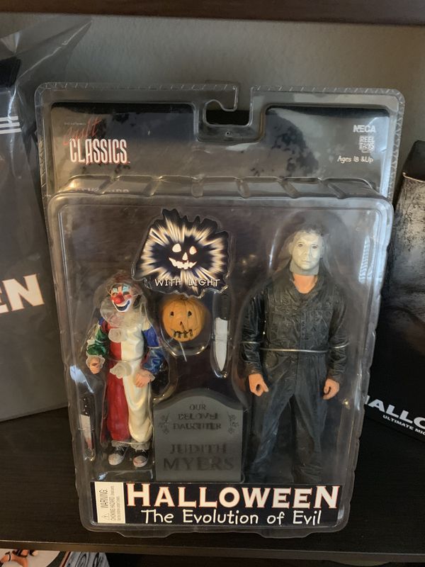 Halloween michael Myers figure the evolution of evil for Sale in La Habra Heights, CA - OfferUp