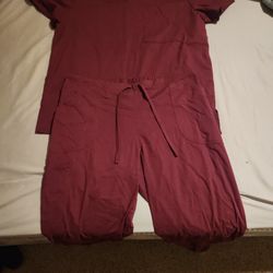 Medium Maroon Scrubs