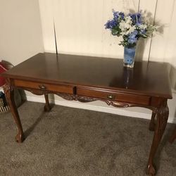 Desk Printer Stand  (end table) and Chair