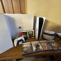 PlayStation 5 With VR + 6 Games 