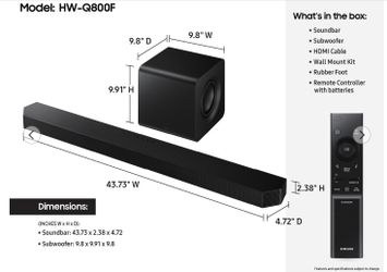 Samsung Soundbar Q-Series HW-Q800F
