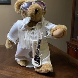Vermont Teddy Bear Elvis With Stand