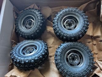 Treal RC crawler wheels and tires size 1.0