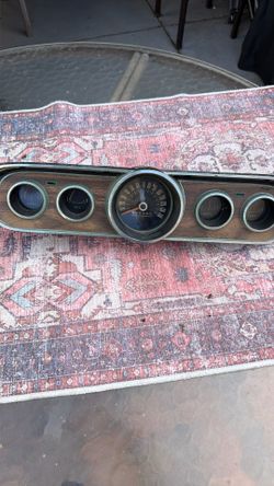 1966 Ford Mustang GT 140 MPH dash gauge panel