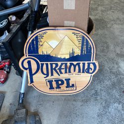 Pyramid Beer Sign