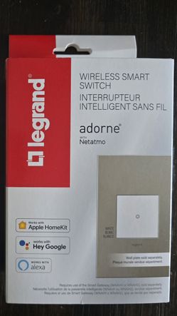 Legrand Adorne Wireless Smart Switch with Netatmo, White