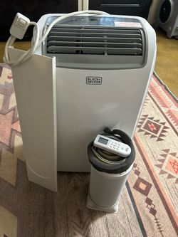 New Black and Decker 9000 BTU portable air conditioner for XL rooms of 400sq-ft