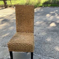 Two Set Brown Chairs 