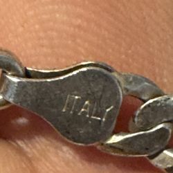 Cadena De Plata Italiana