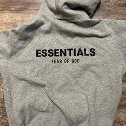 Fear of God essentials Hoodie Dark Oat