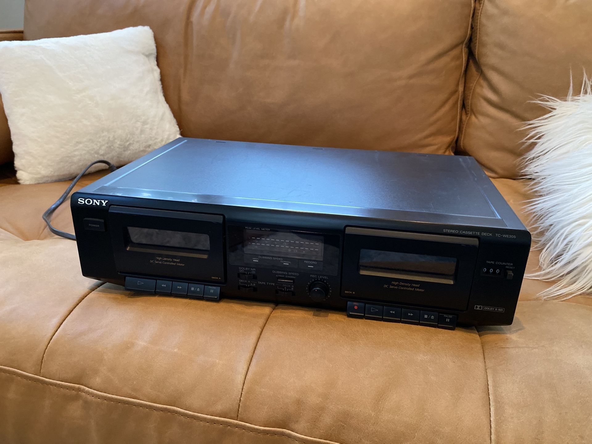 Sony TC-WE305 dual cassette player