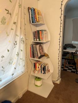 Corner 5-Tier Bookshelf