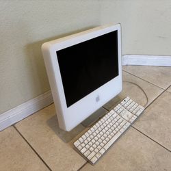 Old iMac Computer For Parts or Repair Missing Hard Drive