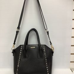 Authentic Valentino garavani Minimi Black Genuine Calfskin Leather Bag