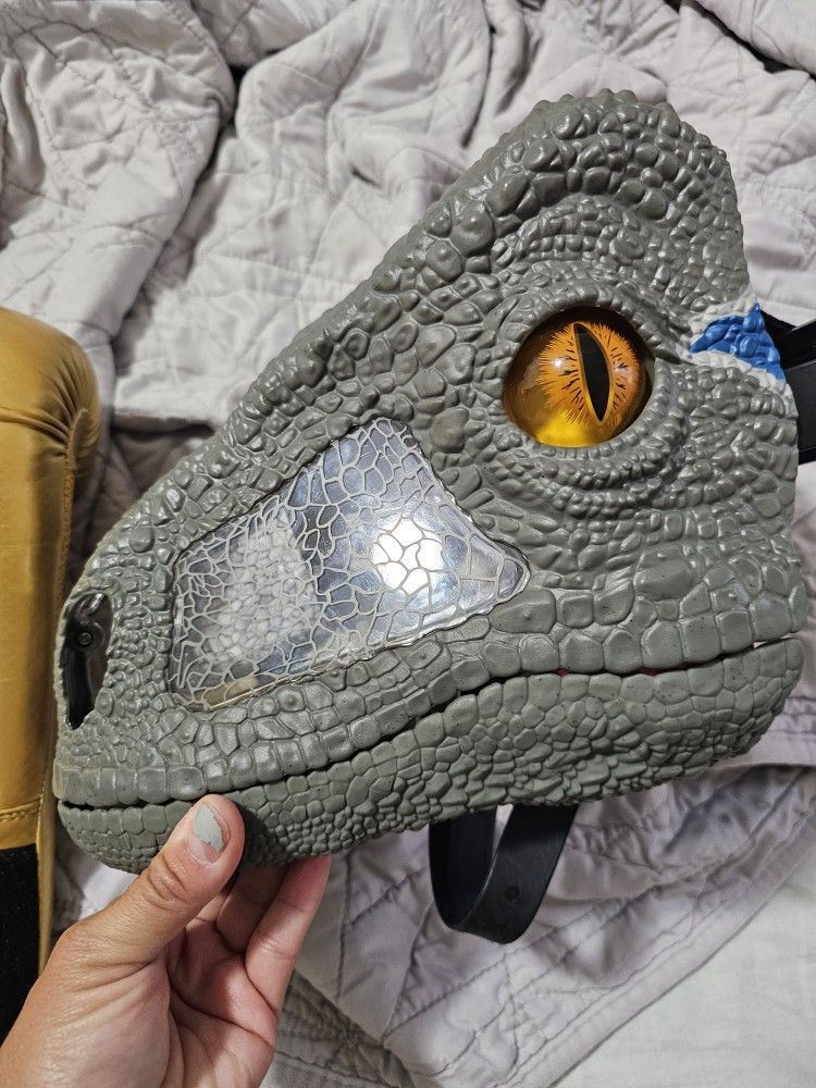 Dinosaur Mask Fits Adults Too