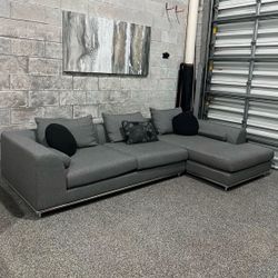 Gray Modern Sectional 