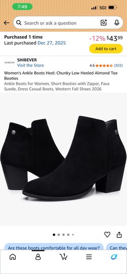 Women’s ankle bootie size 11
