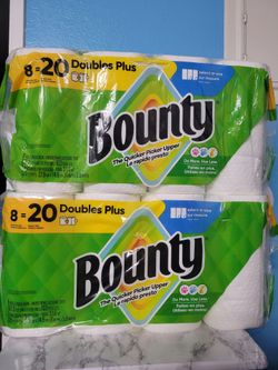 Bounty $18 Each.    (8 rolls)