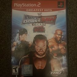Ps2 Smackdown vs raw vs ecw 2008
