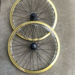 Wheels For Bmx Gold 20”